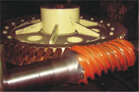 冶金压下蜗轮副The worm gear for steel rolling machi.jpg